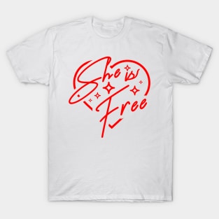 'She Is Free' Human Trafficking Shirt T-Shirt